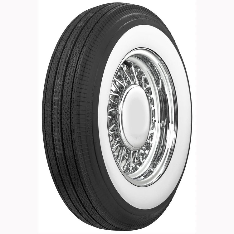 Coker Classic Wide Whitewall Bias Ply Tire 750-14 ( 4.5" x 27.02" - 14" )