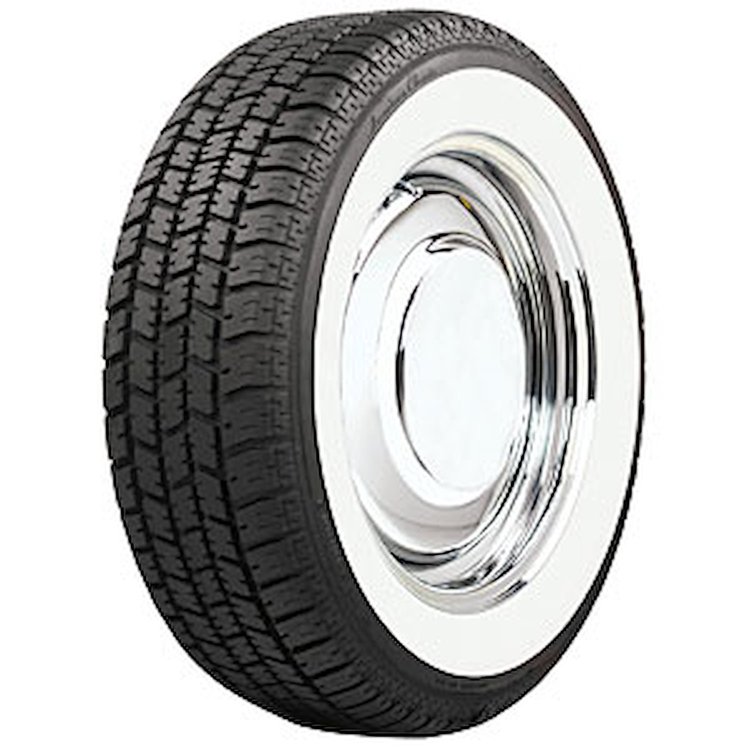 American Classic Collector Narrow Whitewall Radial Tire P205/50R17