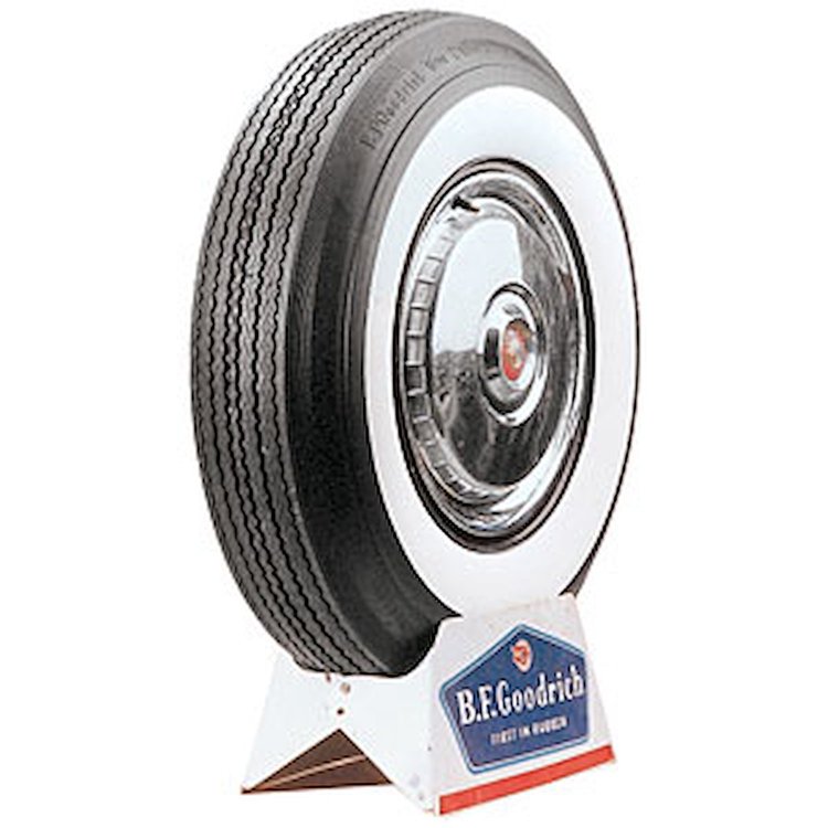 BFGoodrich Silvertown Whitewall Bias Ply Tire 850-14 ( 4.75" x 28.10" - 14" )
