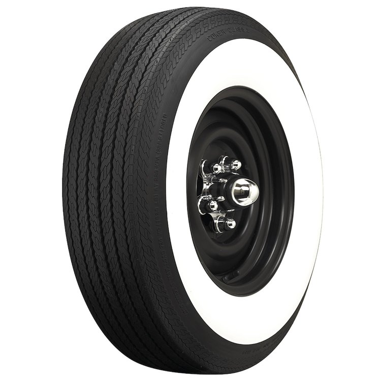 Coker Classic Wide Whitewall Bias Ply Tire E78-14 ( 5.10" x 26.60" - 14" )