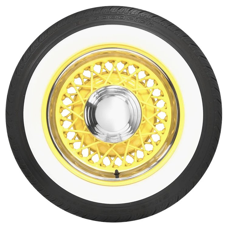 BF Goodrich Silvertown Whitewall Radial Tire 145R15