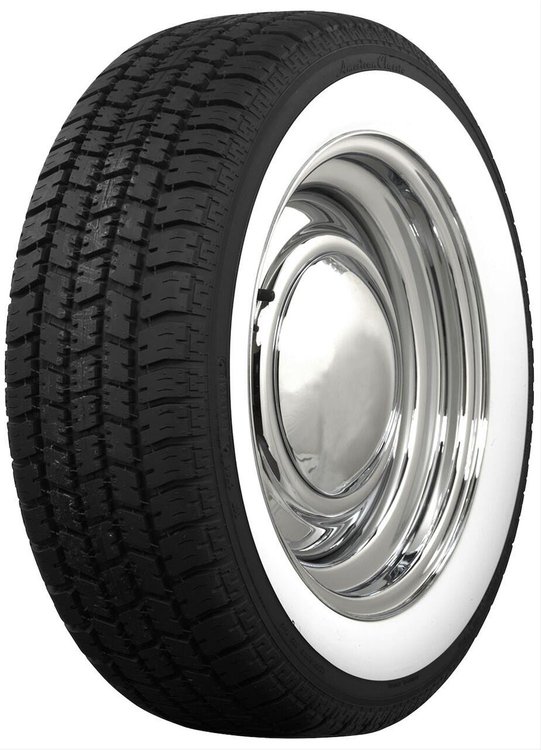579817 Tire, American Classic Radial, 2.25-Inch Whitewall, 165R15