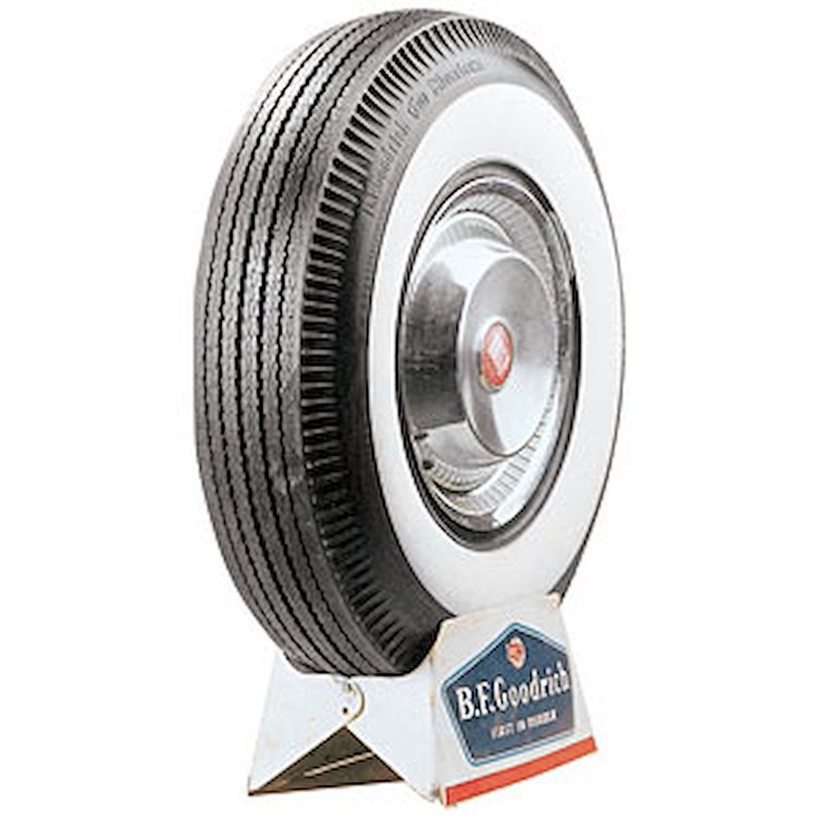 BFGoodrich Silvertown Whitewall Bias Ply Tire 820-15 ( 5.40" x 29.59" - 15" )