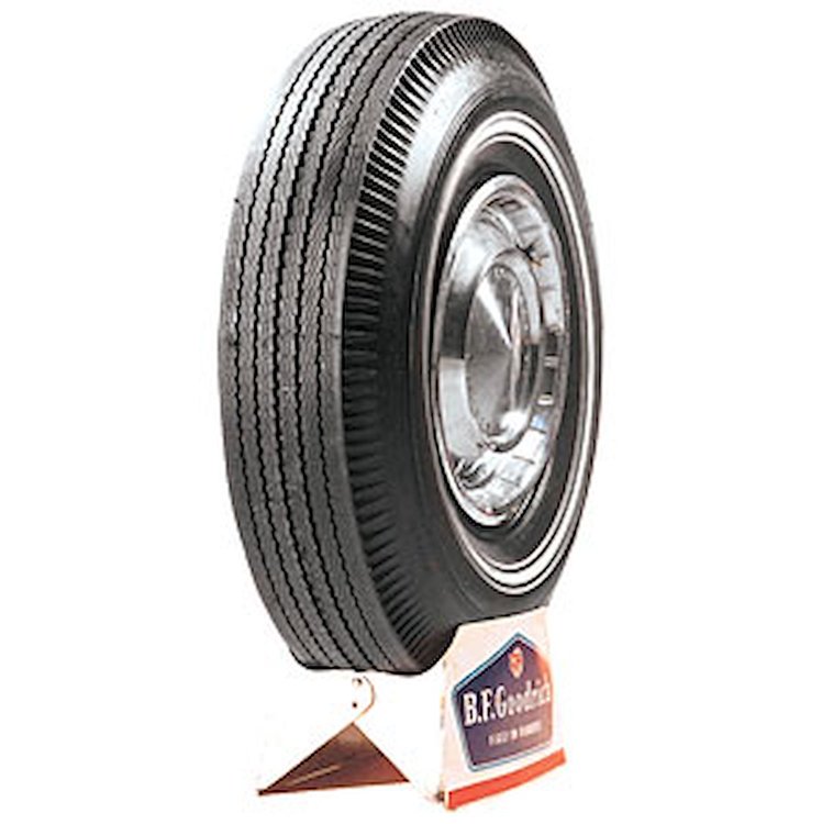 BFGoodrich Silvertown Triple Whiteline Bias Ply Tire 900-15 ( 5.40" x 29.59" - 15" )