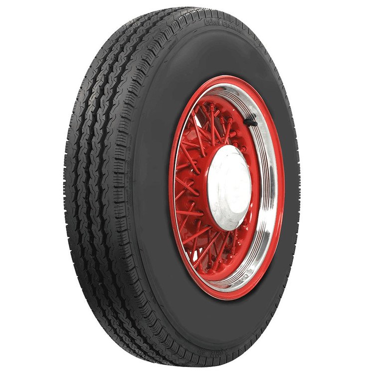 Coker Classic Nostalgia Blackwall Radial Tire 600R16   ( 5.0" x 28.3" - 16" )