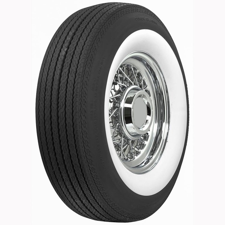 Coker Classic Wide Whitewall Bias Ply Tire G78-15 ( 5.63" x 27.68" - 15" )