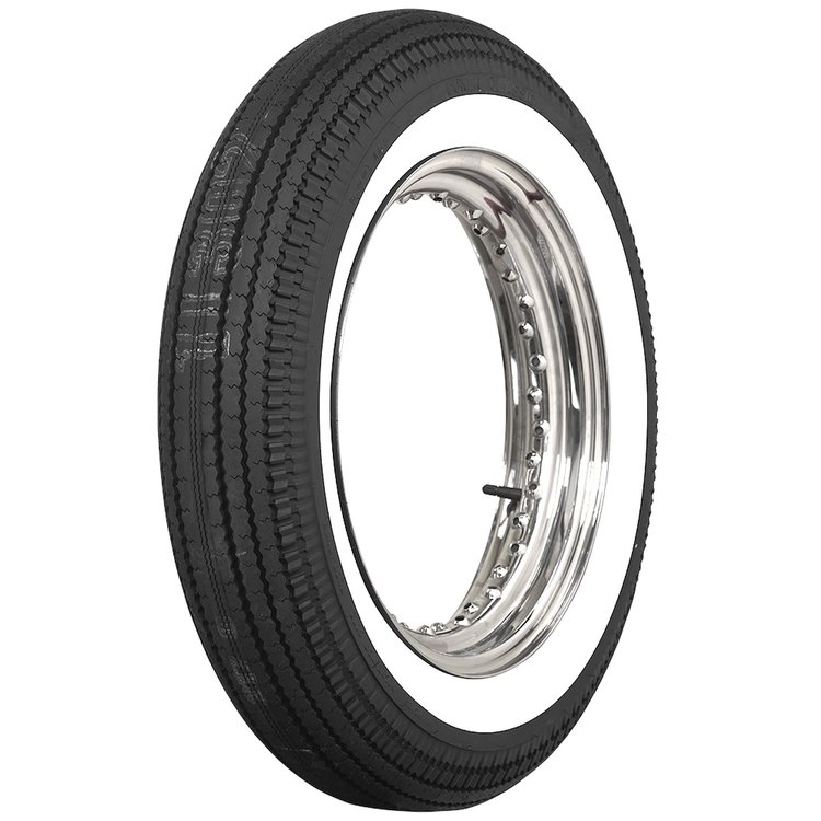 Coker Classic Whitewall Motorcycle Tire 500-16