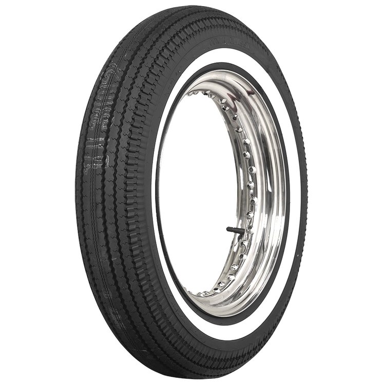 Coker Classic Whitewall Motorcycle Tire 500-16