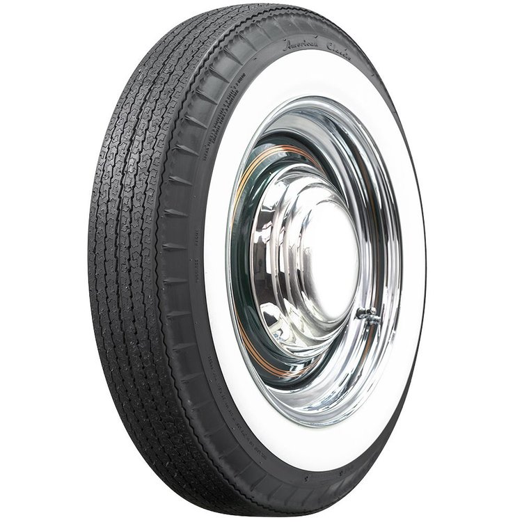 American Classic Bias Look Radial Whitewall Tire 560R15
