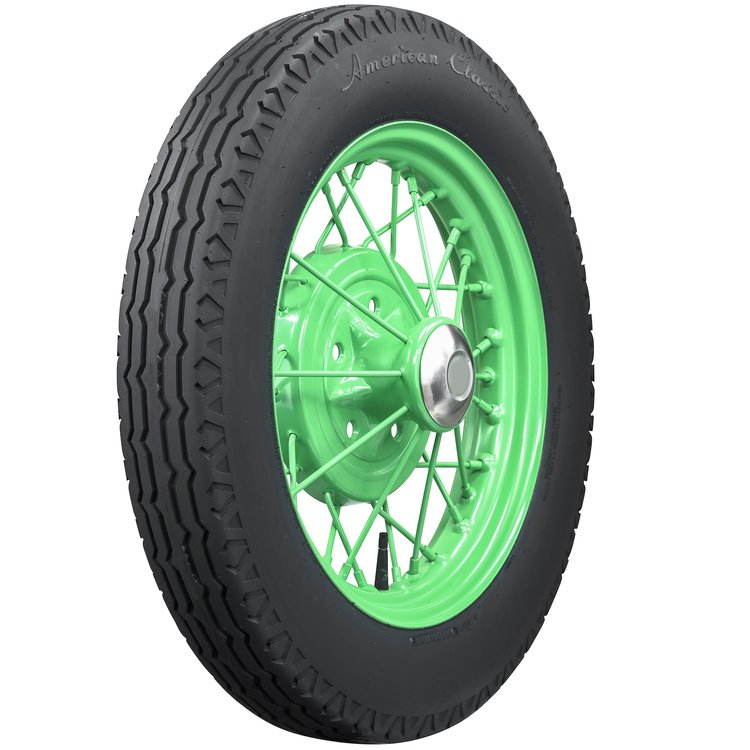 American Classic Model A Ford Series Bias Look Radial Blackwall Tire 475/500R19
