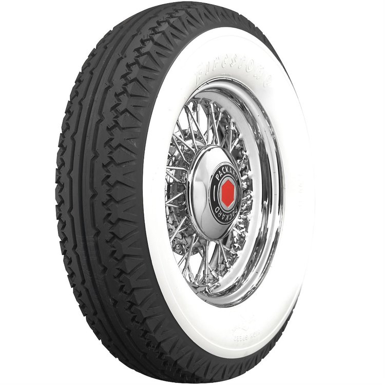 72583 Tire, Firestone Balloon 4.25-Inch Whitewall, 700-18