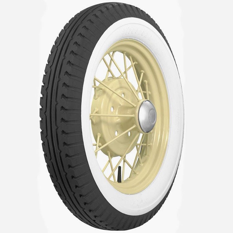 747955 Tire, Firestone 2.375-Inch Whitewall, 475/500-20