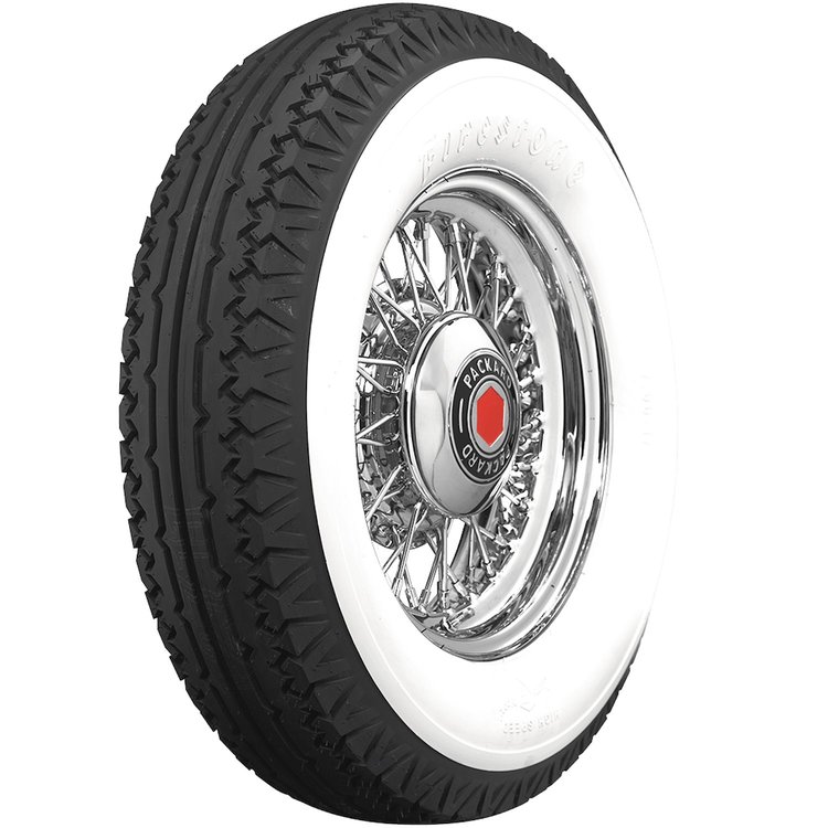 77260 Tire, Firestone Balloon 4.25-Inch Whitewall, 700-20