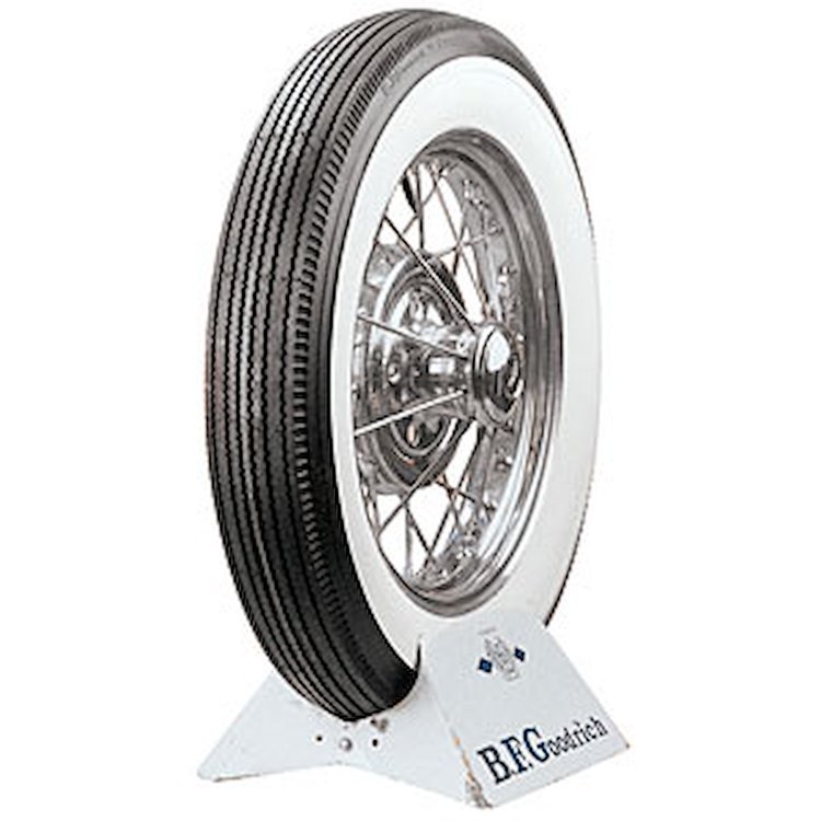 BFGoodrich Silvertown Whitewall Bias Ply Tire 440/450-21 ( 3.75" x 29.75" - 21" )