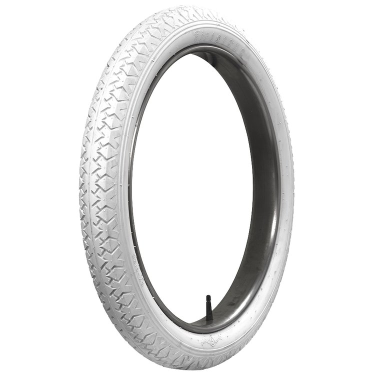805900 Tire, Firestone Cl-Incher, All White, 30x3