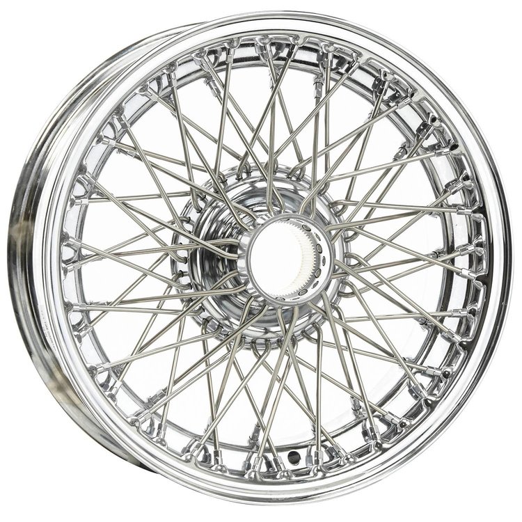 15x5 DAYTON WIRE 60 SPOKE CHROME TBLS