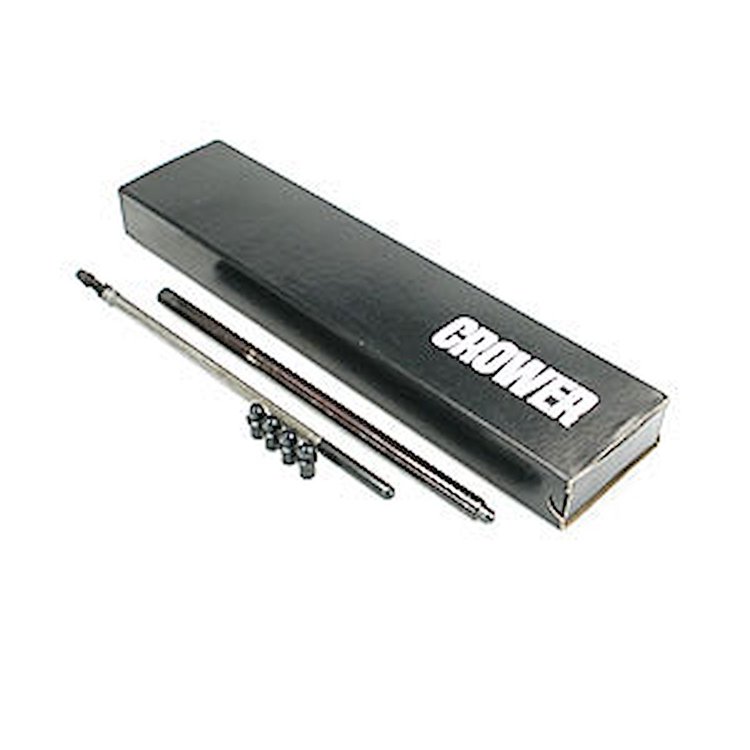PUSHROD KIT NON-ADJ CHEVY 366-427 HIGH BLK FOR GUIDE PLATE