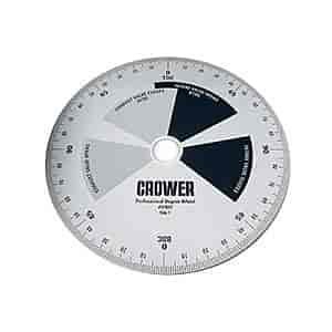 Professional Degree Wheel 12" Diameter with Hub & Bushings