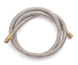 Braided Hose 12" X 11/32" I.D. with 6 AN swedged hose ends