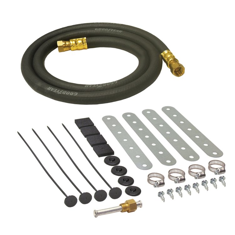Deluxe Oil Cooler Installation Kit Plastic Rod and Rigid Mount Kits