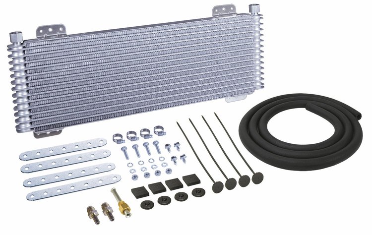 13633 9500 Series Fin and Plate Transmission Cooler Kit [13-Row, Natural]