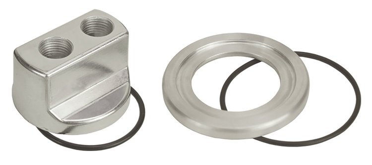 Spin-On Adapter Dual 1/2" NPT ports