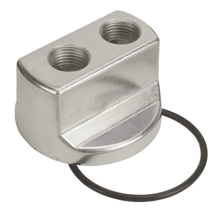 Spin-On Adapter Dual 1/2" NPT ports