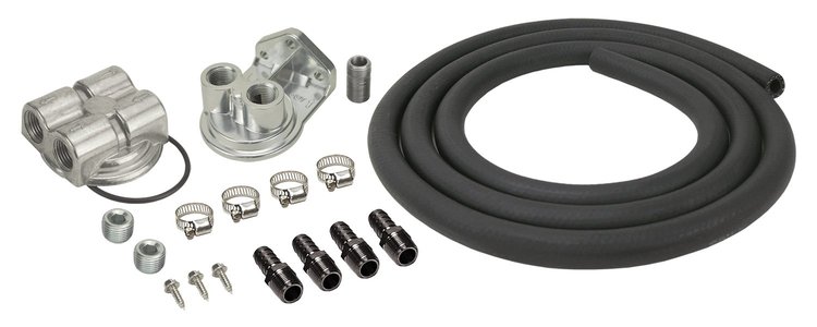 Remote Oil Filter Kit Single Filter Mount