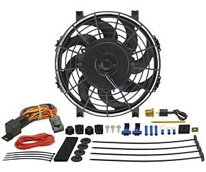 Tornado Single 9" Fan with Thermostat 570 cfm