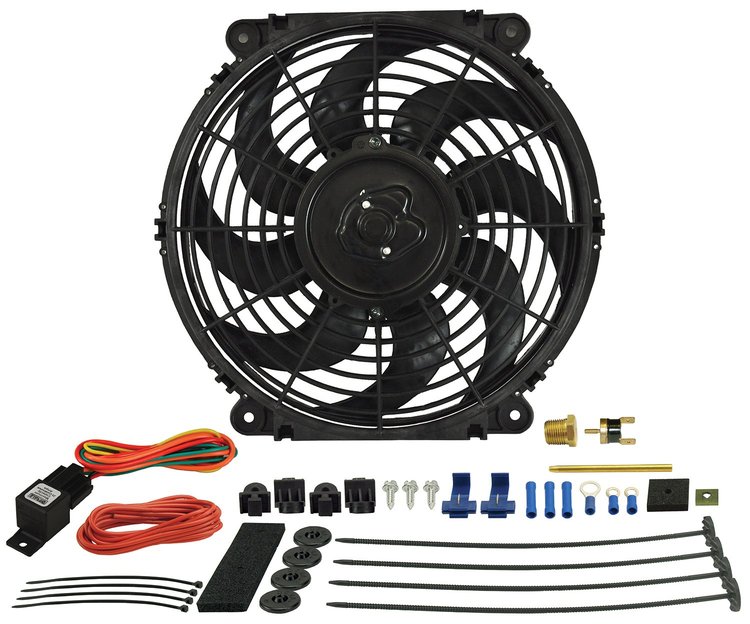 12" Tornado Electric Fan - Thermostat Hardware Kit 880 CFM