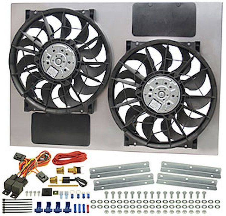 High Output Rad Dual Fan Assembly 4000 CFM