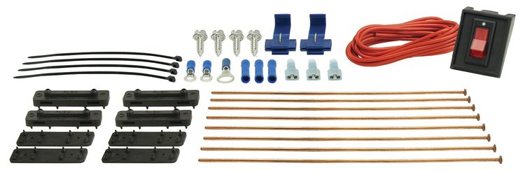 Electric Fan Installation Kit with Metal Rods