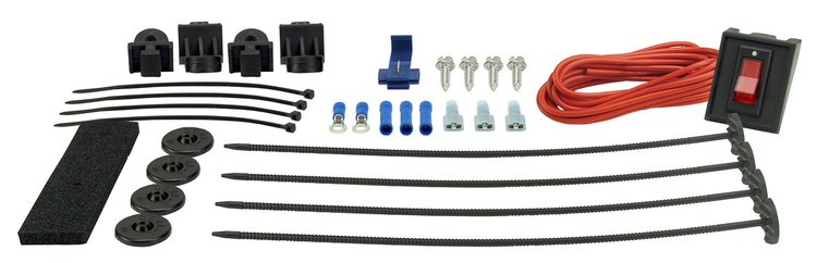 Electric Fan Mounting Kit Plastic Rods