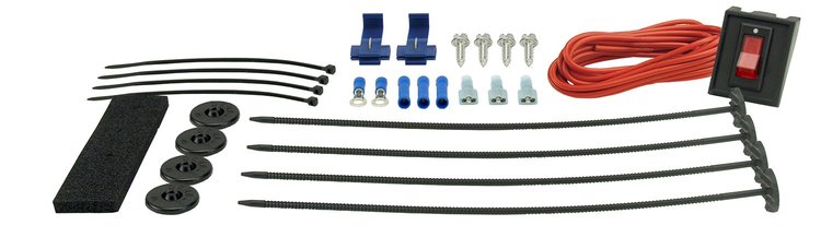 Plastic Rod Mounting Kit w/ Mounting Feet