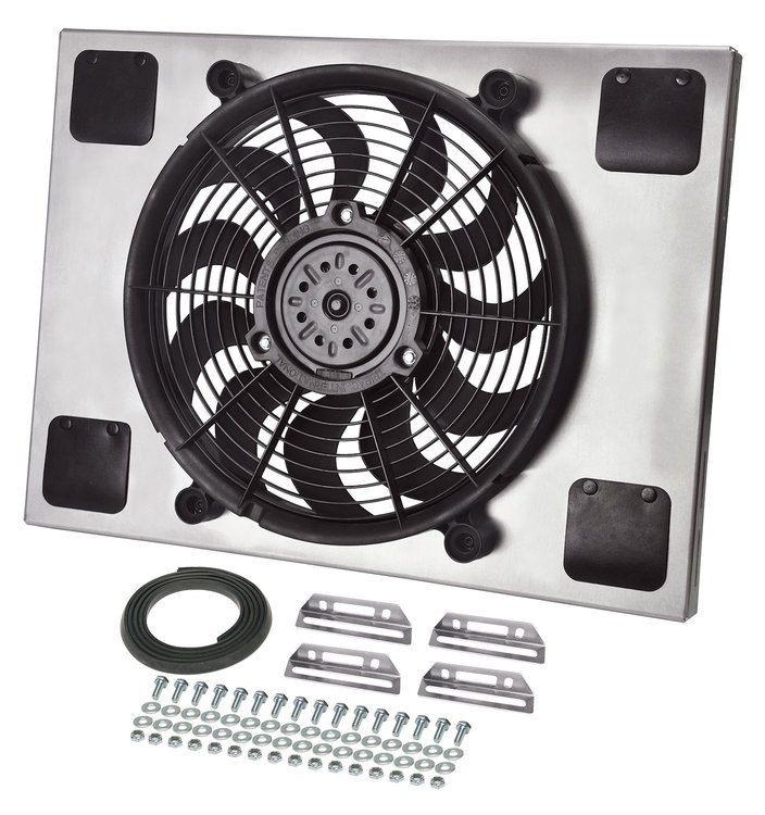 Single Speed Electric Puller Fan with Aluminum Shroud Universal Fit