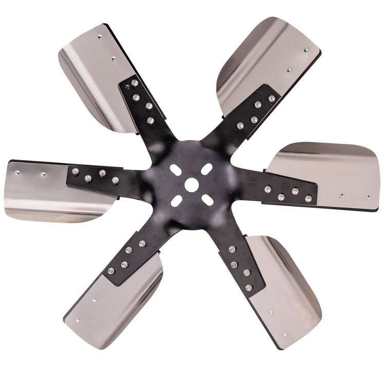 Heavy Duty Flex Fan Diameter: 17-1/4"