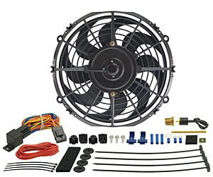 Curved Blade Electric Fan 10" Diameter