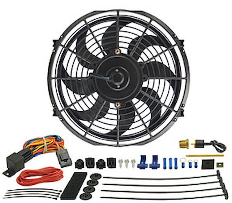 Curved Blade Electric Fan 12" Diameter