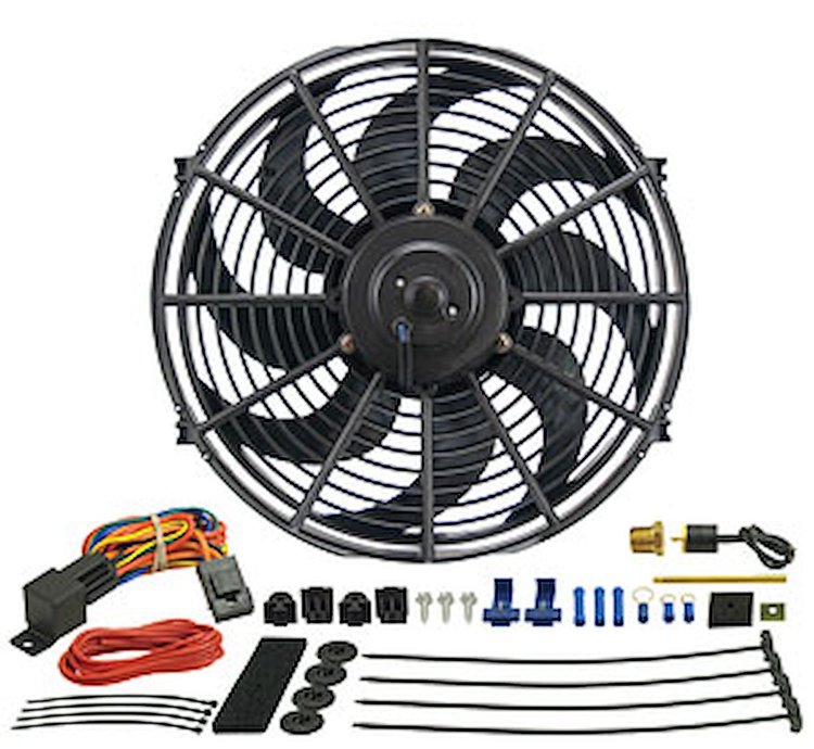 Curved Blade Electric Fan 14" Diameter