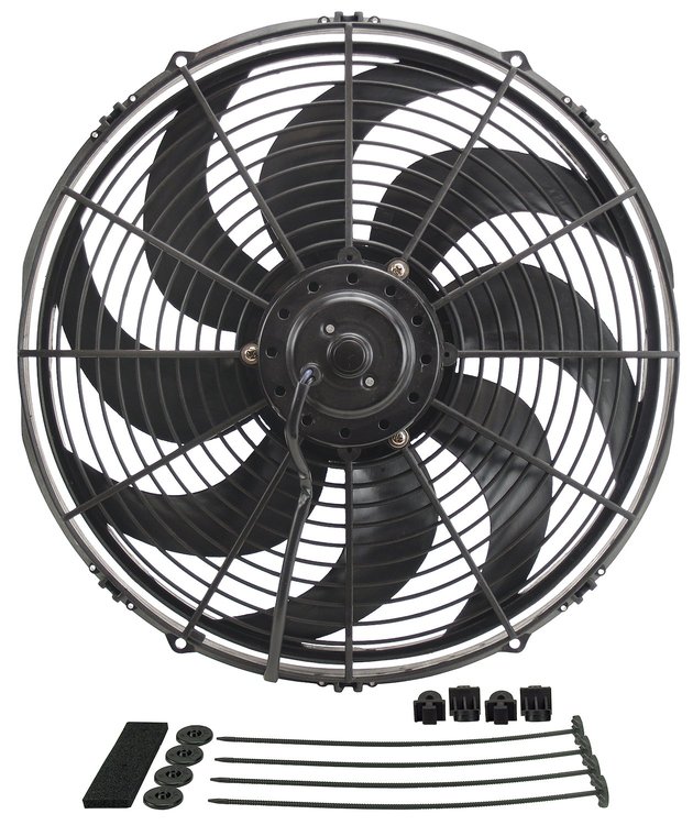 Curved Blade Electric Fan 16" Diameter