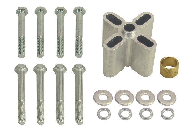 Universal Fan Spacer Length: 2"