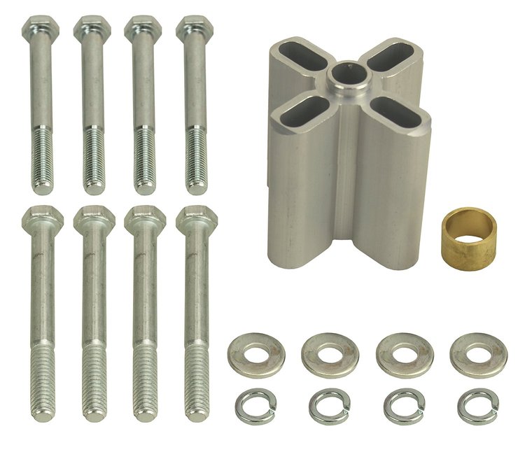 2 1/2" Universal Fan Spacer, 5/8 or 3/4 Female pilot