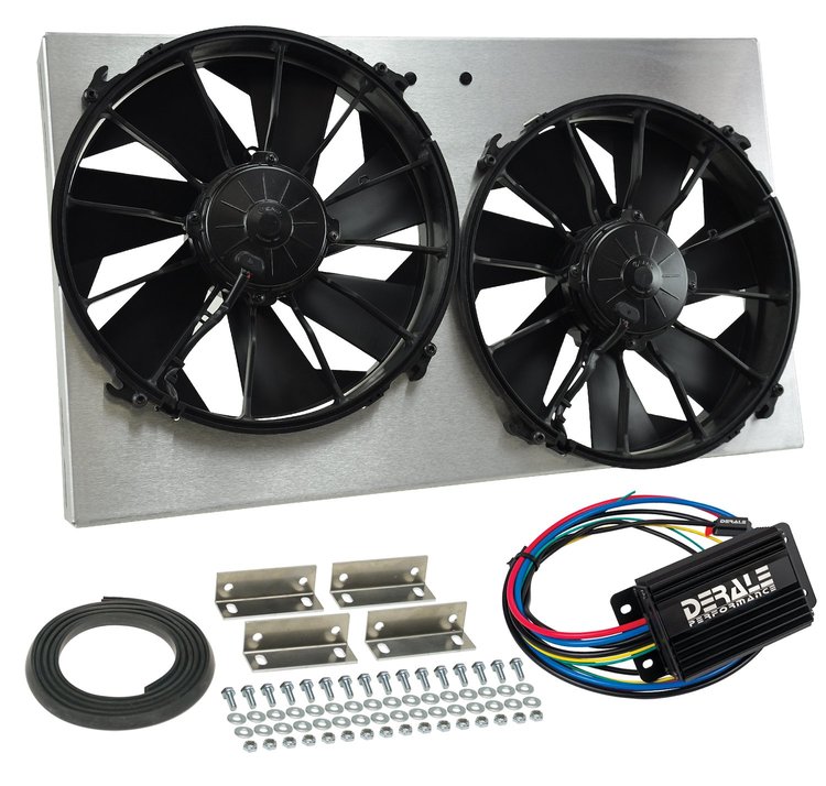 High-Output Dual Fan Assembly With PWM Controller