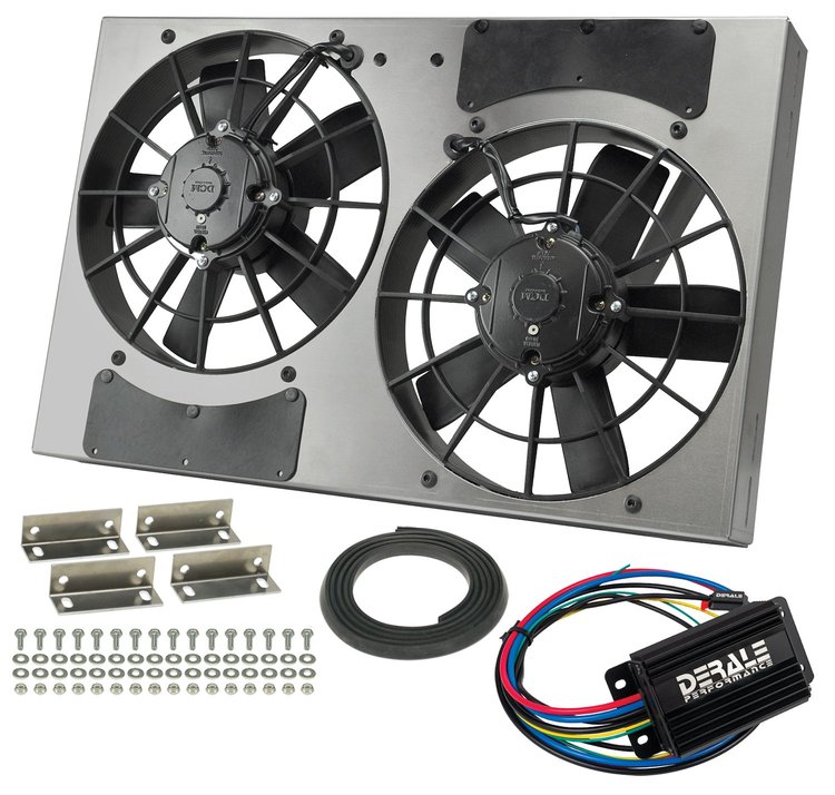 High-Output Dual Fan Assembly With PWM Controller