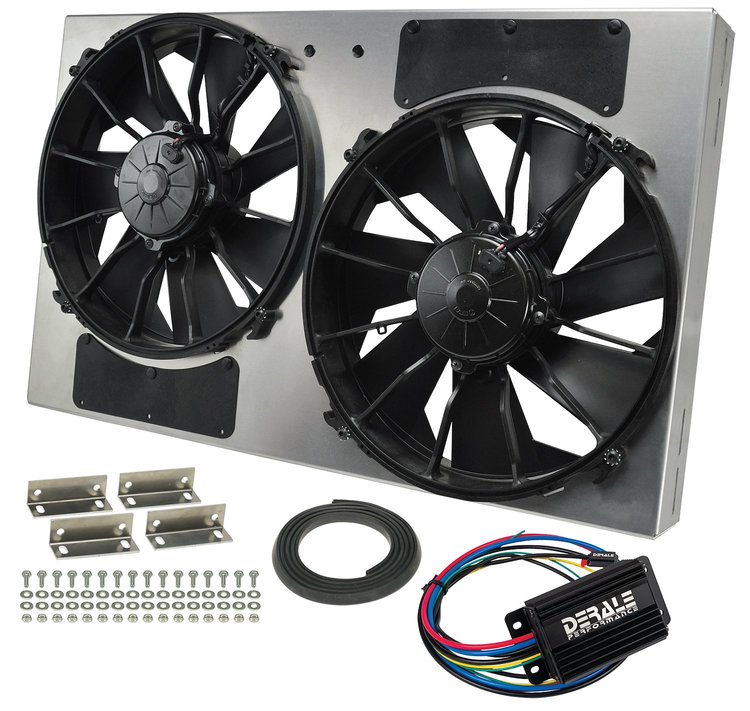 High-Output Dual Fan Assembly With PWM Controller