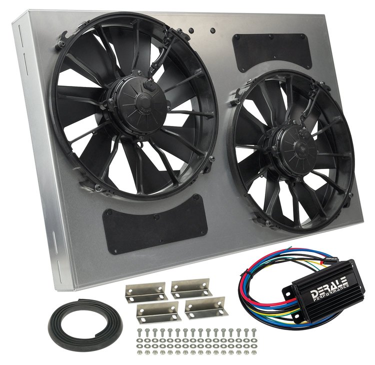 High-Output Dual Fan Assembly With PWM Controller
