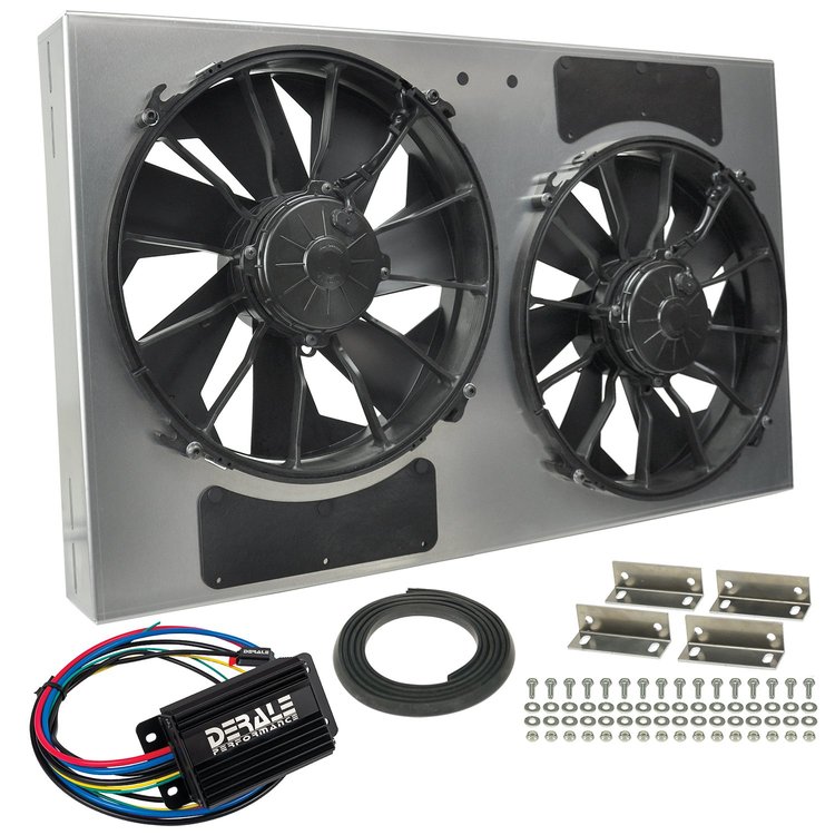 High-Output Dual Fan Assembly With PWM Controller