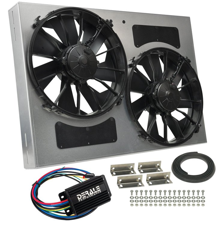High-Output Dual Fan Assembly With PWM Controller