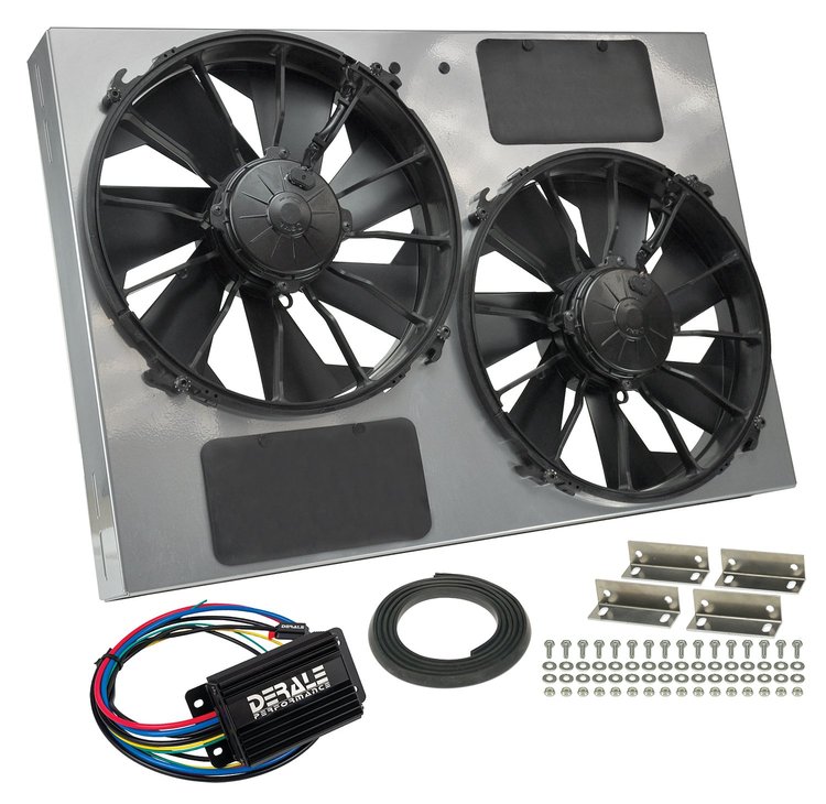 High-Output Dual Fan Assembly With PWM Controller