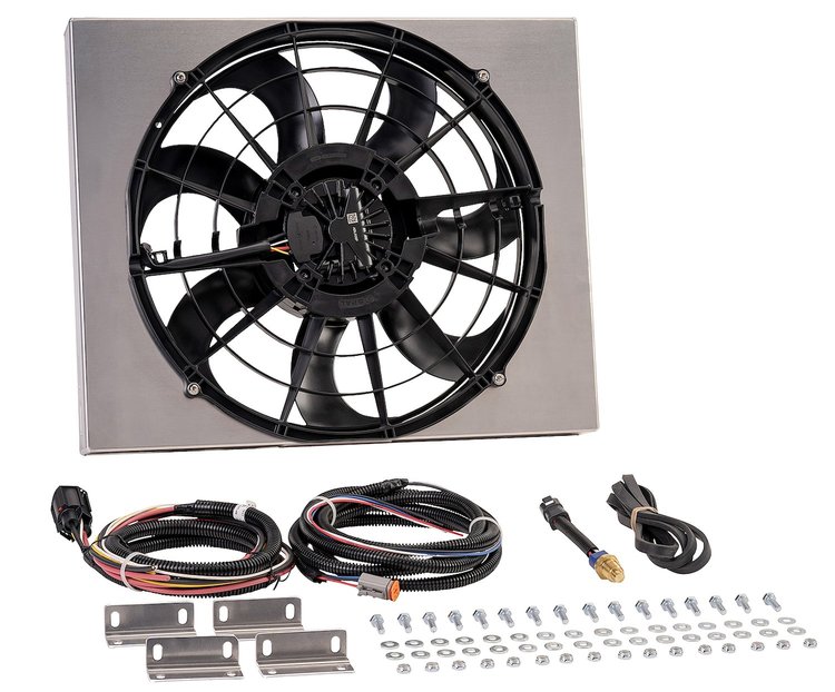 PWM Single Electric Fan Powerpak Assembly [Width: 21 in. W x 17 1/8 in.]